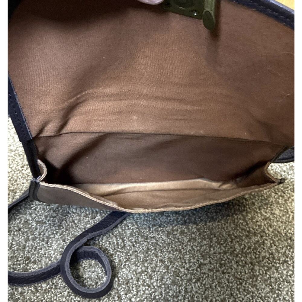 The Sak Playa Premium Vintage Finish Embossed Leather Crossbody Handbag - Picture 6 of 14